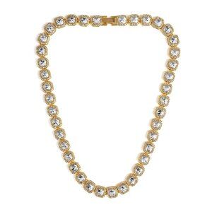 Gold Men's Iced out Cuban Chain Necklace